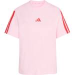 adidas Дамска тениска adidas Women's 3-Stripes SJ Tee B T-shirt - Clear Pink / Pure Ruby (916-6784-0112)