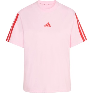 adidas Дамска тениска adidas Women's 3-Stripes SJ Tee B T-shirt - Clear Pink / Pure Ruby (916-6784-0112)
