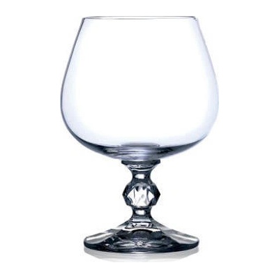 Bohemia Crystal sklenice na brandy a koňak Claudia set po 6 x 250 ml