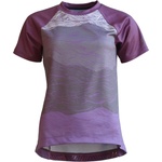 Zimtstern Дамска фланелка с къс ръкав за колоездене Zimtstern Women's Braapz Shirt S/S Cycling jersey - Berry (156-2912-0112)