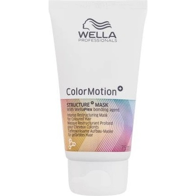 Wella Professionals ColorMotion+ Structure Posilňujúca maska na vlasy pre poddajnosť a lesk 75 ml