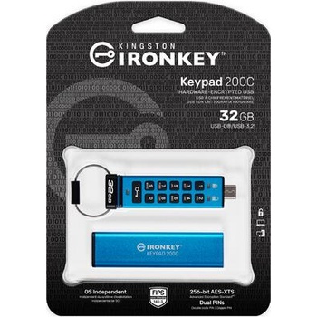Image 1 of Kingston IronKey Keypad 200C 32GB USB-C (IKKP200C/32GB)