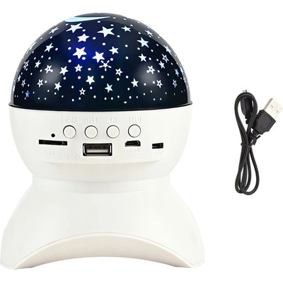 Verk 15904 Projektor nočnej oblohy s reproduktorom Bluetooth color