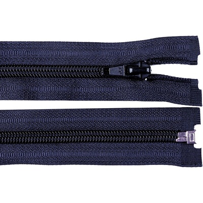 Spirálový zip No 5 délka 30 cm bundový POL, malé, 330 modrá tmavá