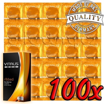 Image 1 of Vitalis Ribbed 100 pack