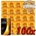 Vitalis Ribbed 100 pack