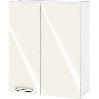 Image 1 of ИРИМ Горен ъглов кухненски шкаф Сити БФ-Крийм гланц-11-17 60 см