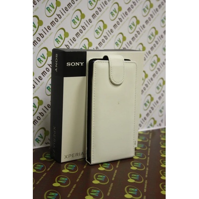 Калъф Флип за Sony Xperia M2 бял