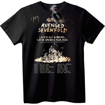 NOONEBRAND Тениска Avenged Sevenfold Латиноамерикако Турне 2025 - 2XL, White