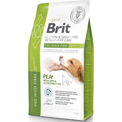 Brit Veterinary Diets Dog Veg High Fibre 2 kg