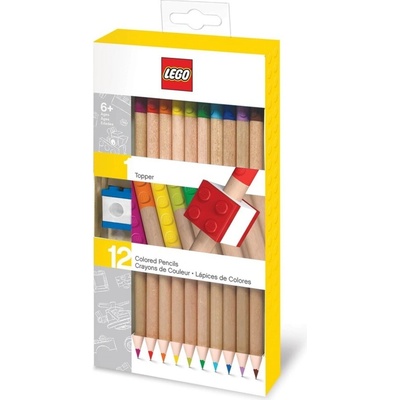 LEGO Pastelky 12 ks s LEGO klipom