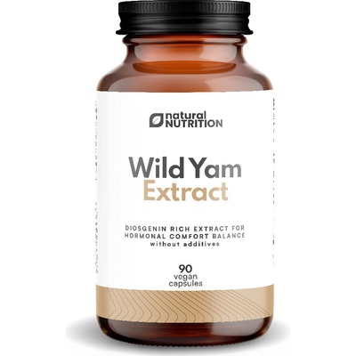 Natural Nutrition Wild Yam extract kapsle 90 kapslí