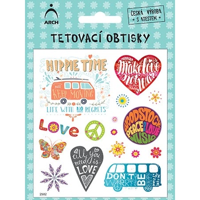 Arch Dětské tetování hipíci 02