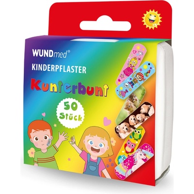 Wundmed box plný dětských náplastí 50 ks