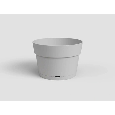 Artevasi Květináč CAPRI 20cm plast sv.šedá