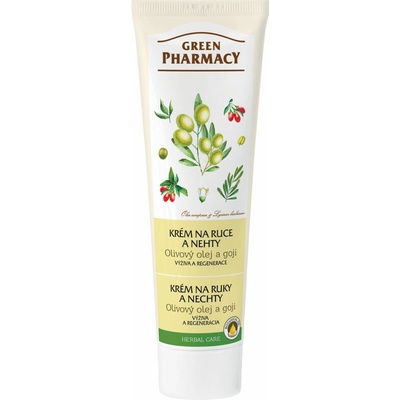 Green Pharmacy krém na ruky a nechty olivový olej a goji 100 ml
