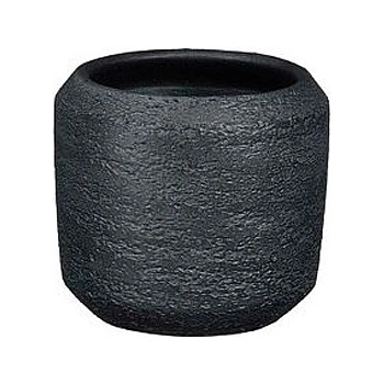 Mica КАШПА КЕРАМИЧНА КРЪГЛА amadora Ø16х15см ЧЕРНА (1148644)