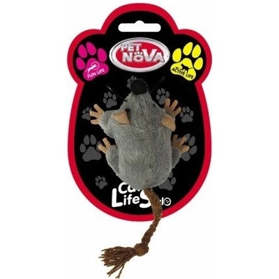 Pet Nova Cat GR-7 plyšová myš 7 x 5 cm