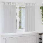Pure Line Home Плътни завеси в цвят светлосив с текстилни гайки (уши), 2 бр. , 140 x 175 см