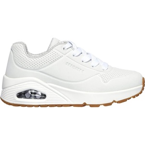 Skechers Юношески маратонки Skechers Uno Stand On Air Trainers Junior - White