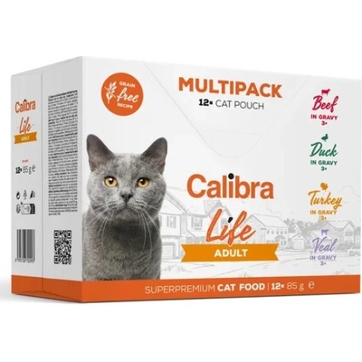 Calibra Cat Life Adult in gravy 12 x 85 g