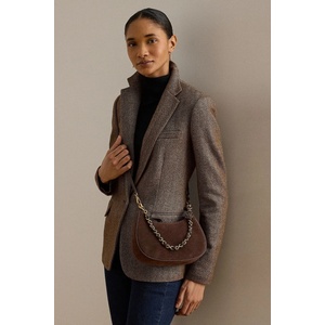 Ralph Lauren чанта crossbody дамска от велур (431P15639) - answear - 645,23 лв
