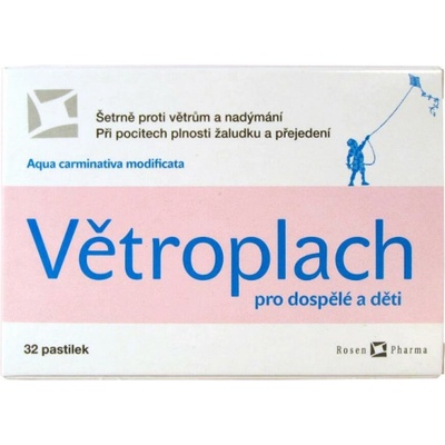 Rosen Větroplach pro dosp.a děti 32 pastilek