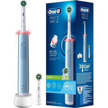 Image 1 of Oral-B PRO 3 3000 Cross Action blue