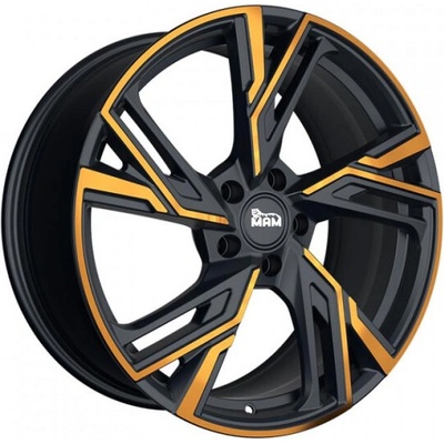 MAM RS5 8,5x19 5x108 ET45 matt black front copper