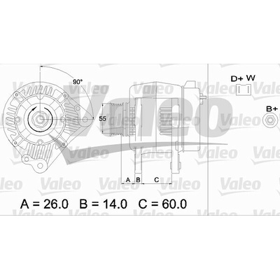Alternátor VALEO 436442