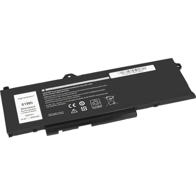 Movano Батерия за Dell Latitude 15 5521 / 15 5531 / Precision 15 3571, 15.4 V, 3950 mAh (BT/DE-3571)
