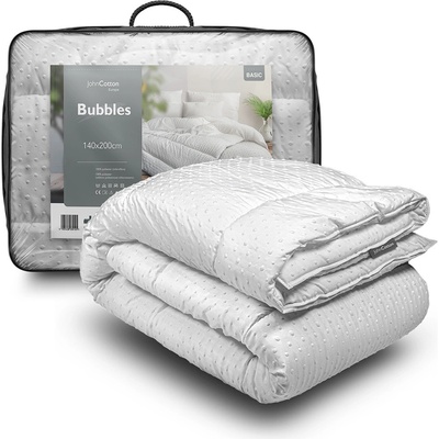 John Cotton Prošívaná celoroční přikrývka Bubbles mikrovlákno 140x200