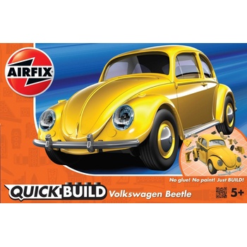 AIRFIX Quick Build auto J6023 VW Beetle žlutá