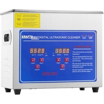 KRAFT&DELE KD449 Ultrazvukový čistič čistička čistič 6,5l 230W LCD