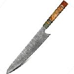 HARAHU Дамаски кухненски нож YO-37573 - Slicer / Многоцветен KP37573