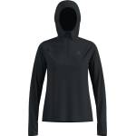 Odlo Дамска тениска Odlo Women's Mid Layer Hoody X-Alp Running shirt - Black - размер XL (916-4858-0115)