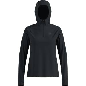 Odlo Дамска тениска Odlo Women's Mid Layer Hoody X-Alp Running shirt - Black - размер XL (916-4858-0115)