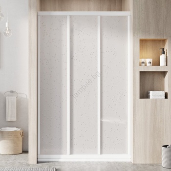 RAVAK 00VG01R211 - Душови врати в три части SUPERNOVA 120x198 см бели (RK0159)