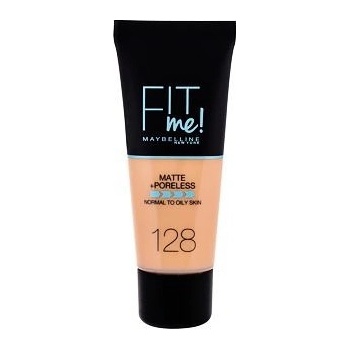Maybelline Fit Me! Matte + Poreless matující make-up 128 Warm Nude 30 ml