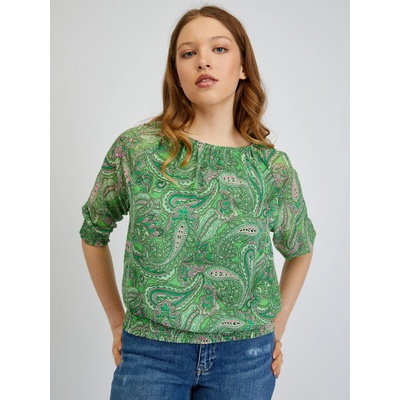 orsay Зелена дамска блуза с десен ORSAY Orsay | Zelen | ЖЕНИ | XS