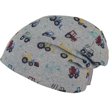 Image 1 of Sterntaler Шапка с подплата Sterntaler - 47 cm, 9-12 м, сива с превозни средства (4602101-513)