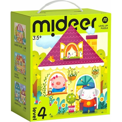 Mideer LEVEL UP! 04 Pohádkové město 3v1 54 70 s 88 dílků