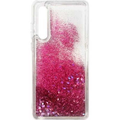 Motorola Калъф с течни брокати за Motorola Moto E6 - Розов KP26763