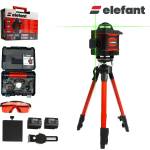 ELEFANT E16-LCD Лазерен нивелир с LCD дисплей и тринога, 16 линии ±2 mm/5m, 40 m, Време за нивелиране ≤ 5s (E16-LCD)