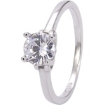 Silenti Jewelry Сребърен пръстен "Елегантност" - 7 - 54.5мм (17.2мм диам. )