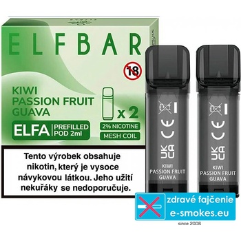 Elf Bar ELFA Pods cartridge 2Pack Kiwi Passion Fruit Guava 20 mg