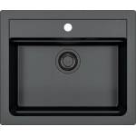 Alveus 1148162 - Кухненска мивка ATROX 59x50 см гранит/черен (AV0007) Мивка за вграждане