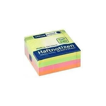 Image 1 of Office Point Самозалепващи, Лепящи листчета 50x50 mm, 240 л. Брилянт микс