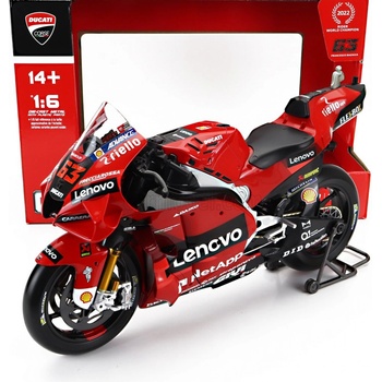 Maisto Ducati Desmosedici Gp22 Team Lenovo N 63 World Champion Motogp Season 2022 Francesco Bagnaia Red 1:6
