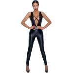 Noir Handmade Sleeveless Jumpsuit Power Wet Look 2730588 XL